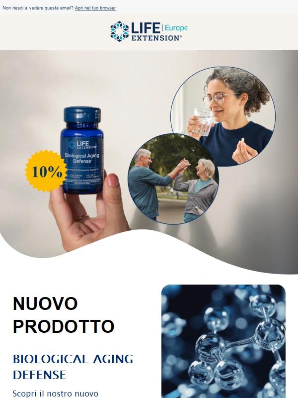 Nuovo prodotto: Biological Aging Defense