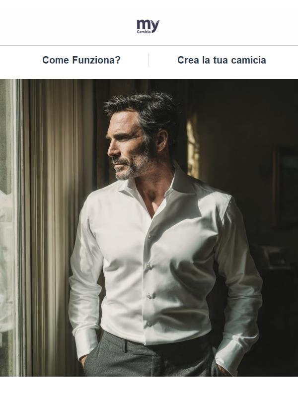 La camicia giusta, ora costa meno.