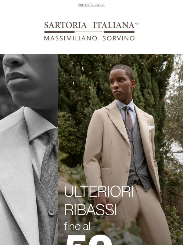 Nuovi articoli nei saldi Sartoria Italiana | Fino al 50%