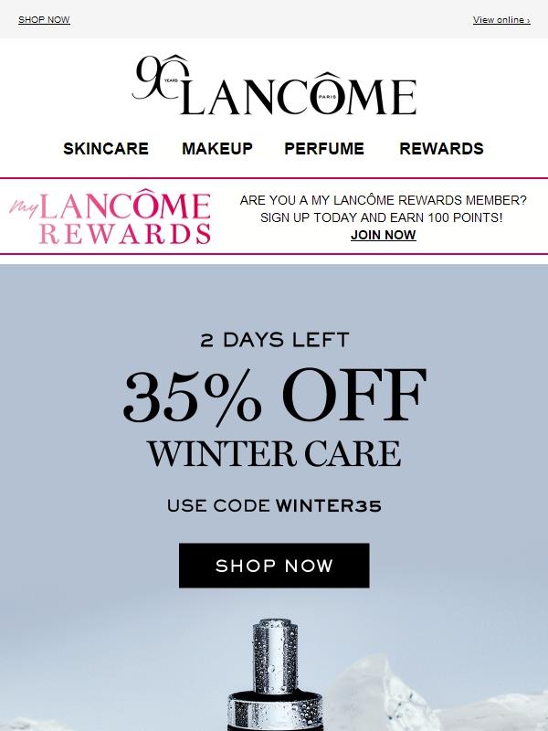 FINAL 2 DAYS! 35% Off Sitewide ❄️