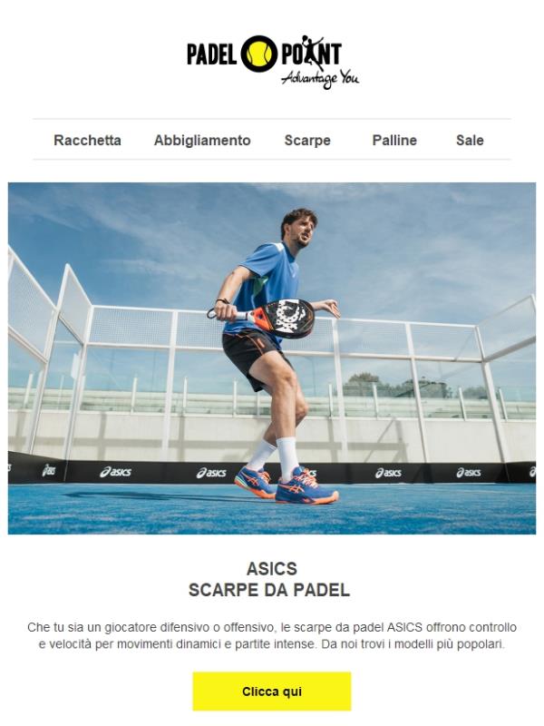 ASICS: le scarpe da padel più popolari