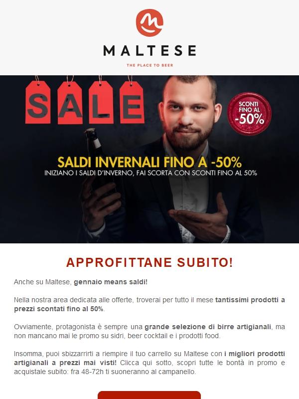 Su Maltese ci sono i saldi!