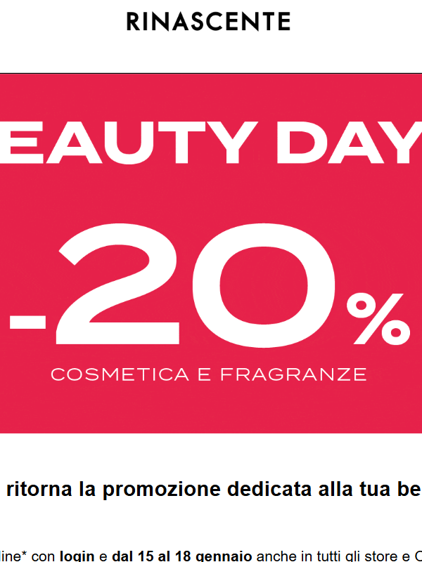 Beauty Days: sconti fino al -30%