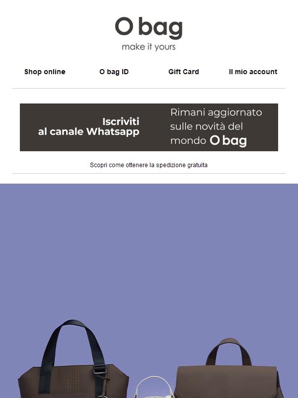 Zaini O bag Soft: comodità che senti, stile che si vede