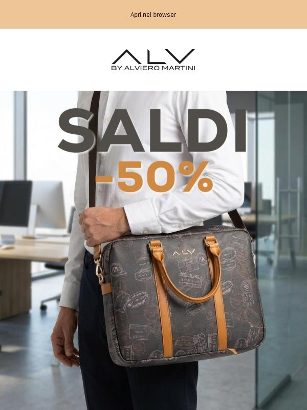 Stile che ti accompagna ogni giorno: -50% sulla linea uomo ALV
