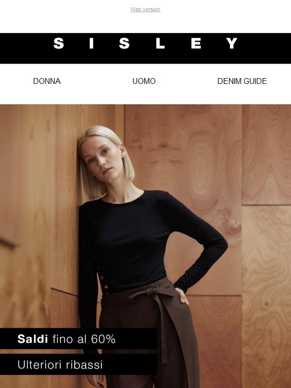 Saldi: scopri la selezione aggiornata