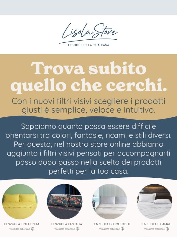 🔍 Con i nuovi filtri visivi trovi subito quello che cerchi, al miglior prezzo