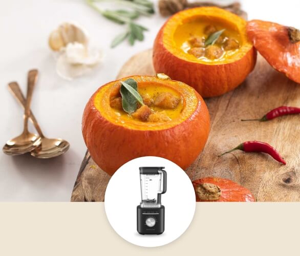 Pumpkin ginger orange soup