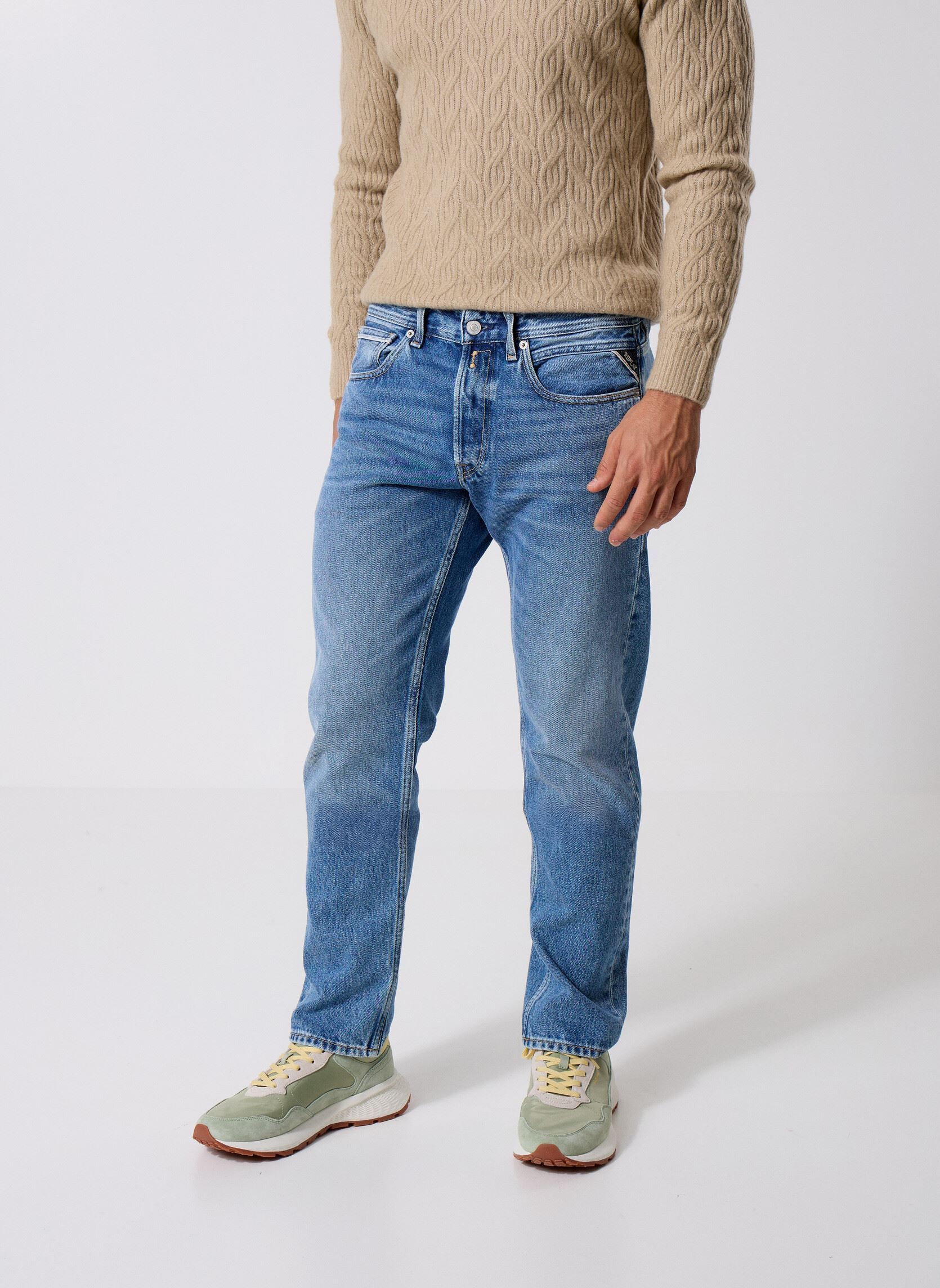 Replay Jeans Jeans tapered - GROVER jeans tapered uomo blu