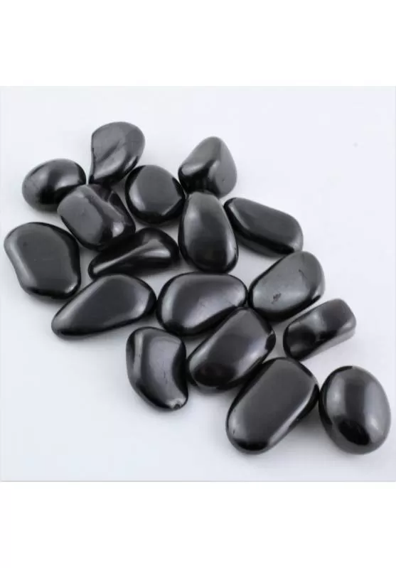 Image of Shungite Elite Burattata Meteorite Cristalloterapia - Tumbled Shungite Elite A+