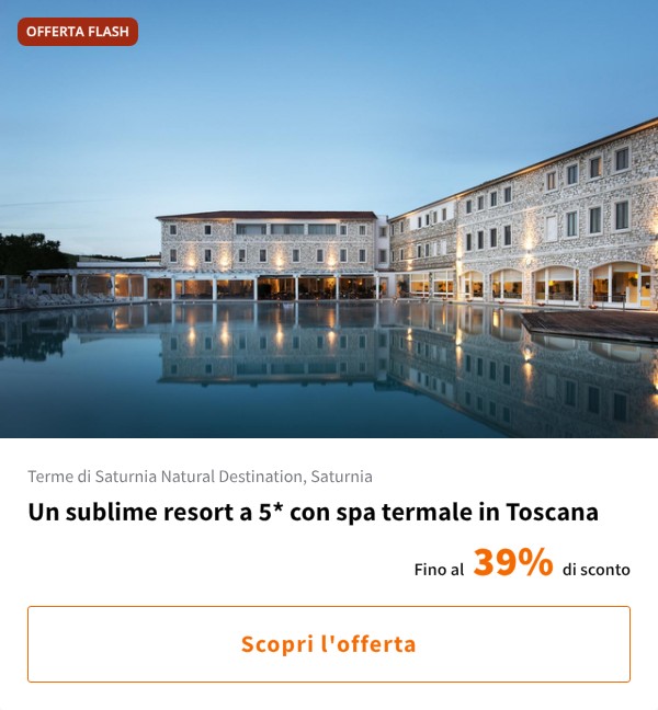Un sublime resort a 5* con spa termale in Toscana