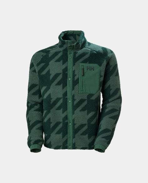 Men's Panorama Printed Pile Snap