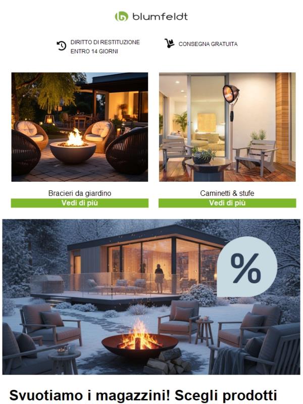 Potrebbe essere l’ultima occasione: svendita con sconti fino a 50%!