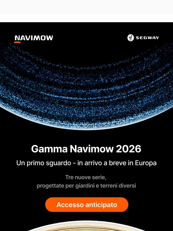 Un primo sguardo alla gamma Navimow 2026