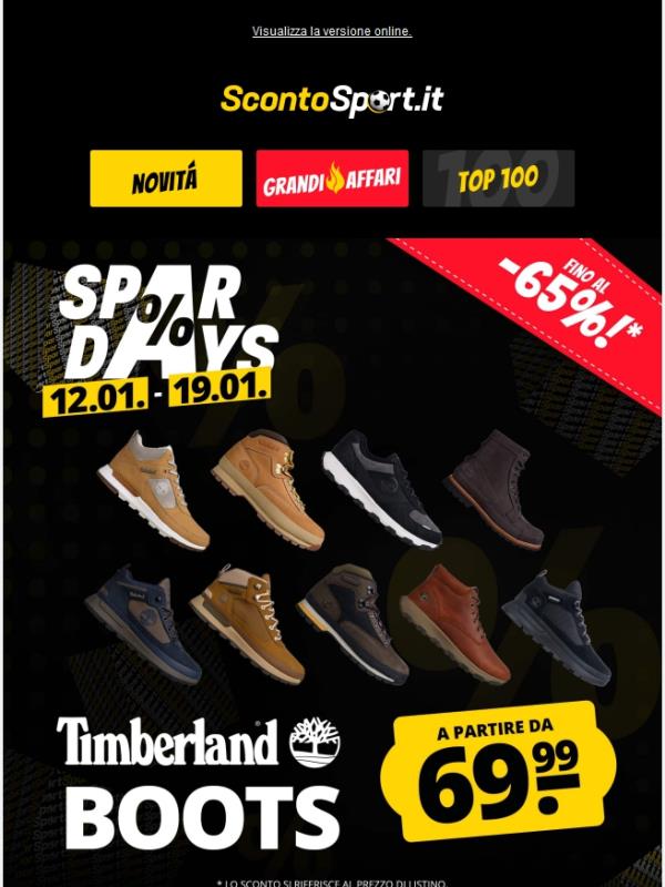 Spardays  🖤 Stivali Timberland a partire da 69,99 € 🔥