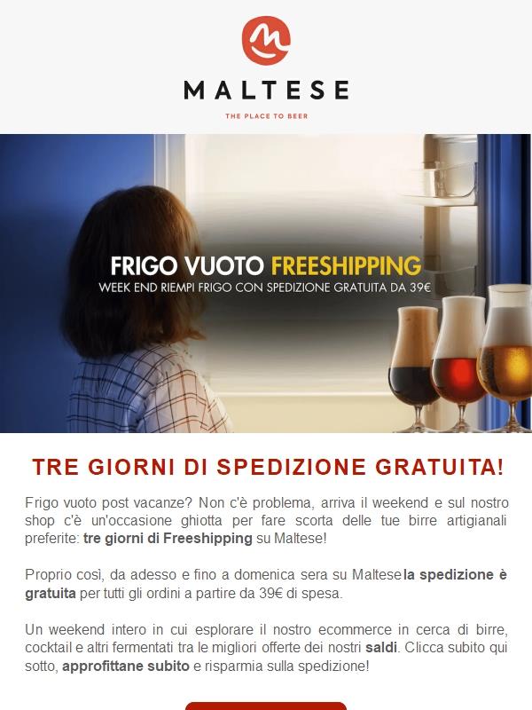 Un weekend di Freeshipping!