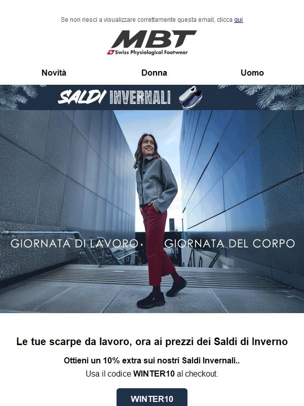 10% extra sui prezzi dei Saldi Invernali  ❄️🔥