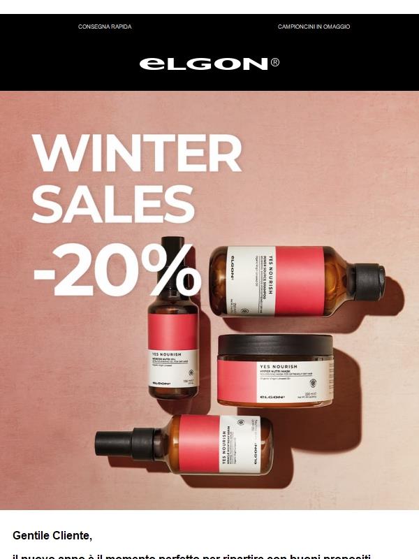 Winter Sales Elgon ❄️ Inizia il nuovo anno con capelli perfetti