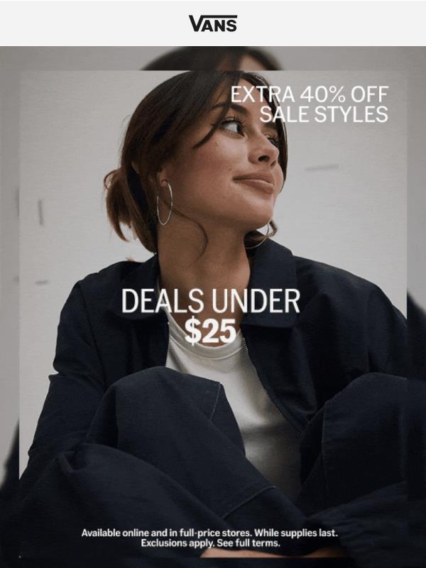 Winter savings under $25, $50 and $75