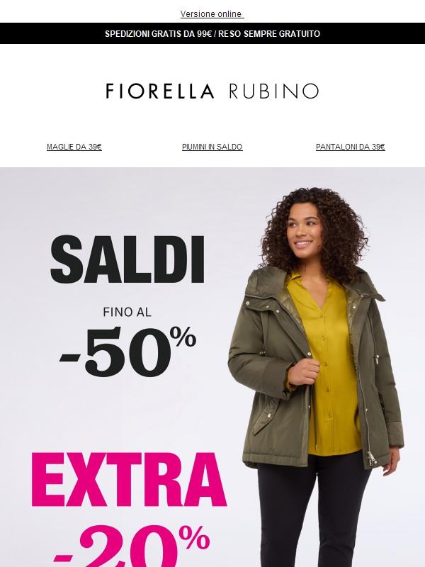 EXTRA -20% sul secondo capo meno caro ✨