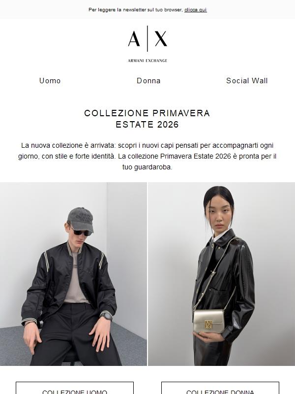 Scopri la nuova collezione