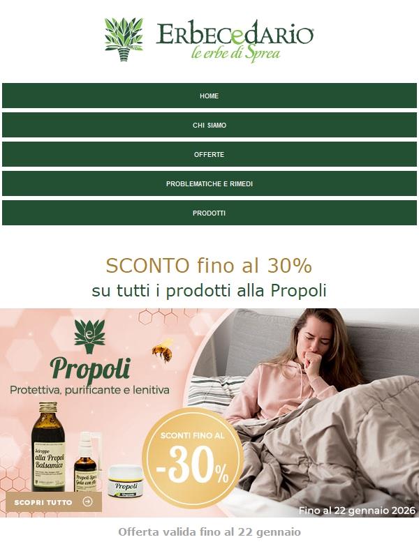 🌿 Propoli: l'alleata naturale per gola e vie respiratorie, ora in offerta!