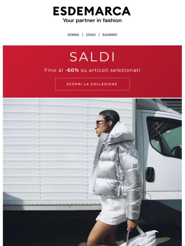 Saldi invernali: giacche fino al -60%