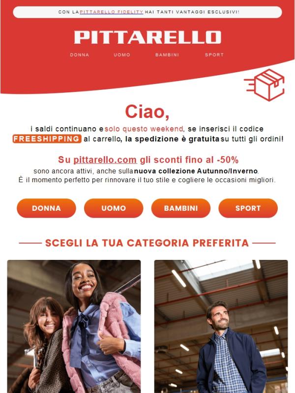 ✨ Saldi fino al -50% + spedizione GRATIS 🎉