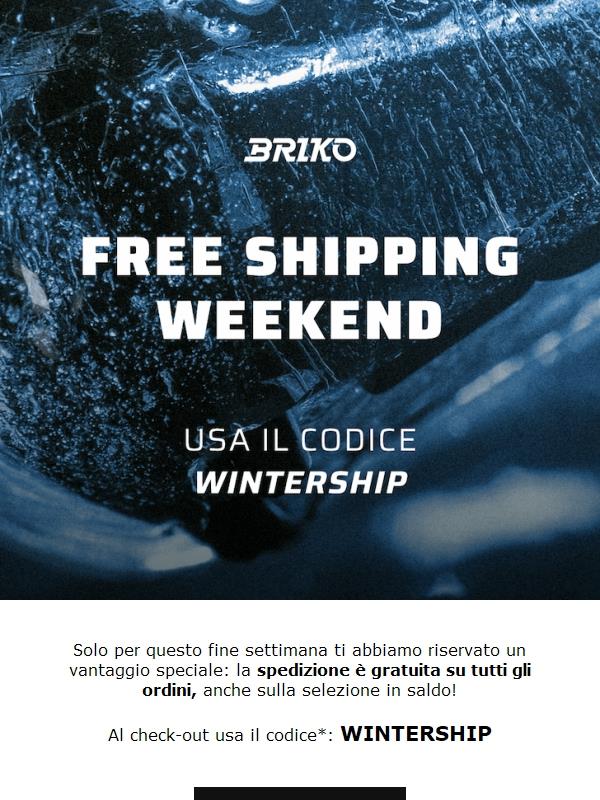 🚚 Spedizione gratuita per te!