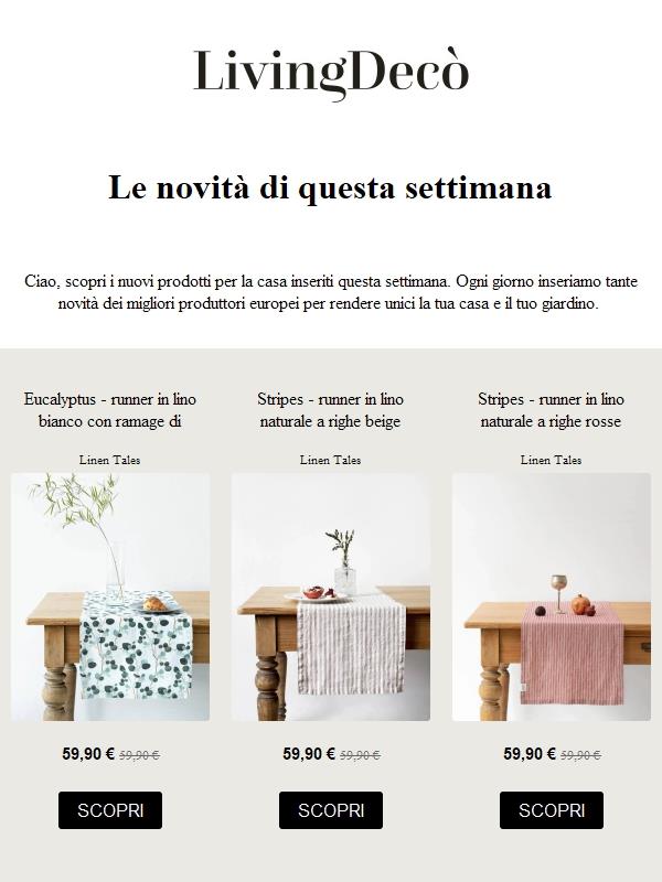 Scopri le novità di questa settimana