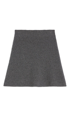 Wool mini skirt
