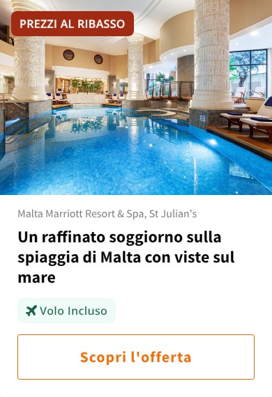 Un raffinato soggiorno sulla spiaggia di Malta con viste sul mare