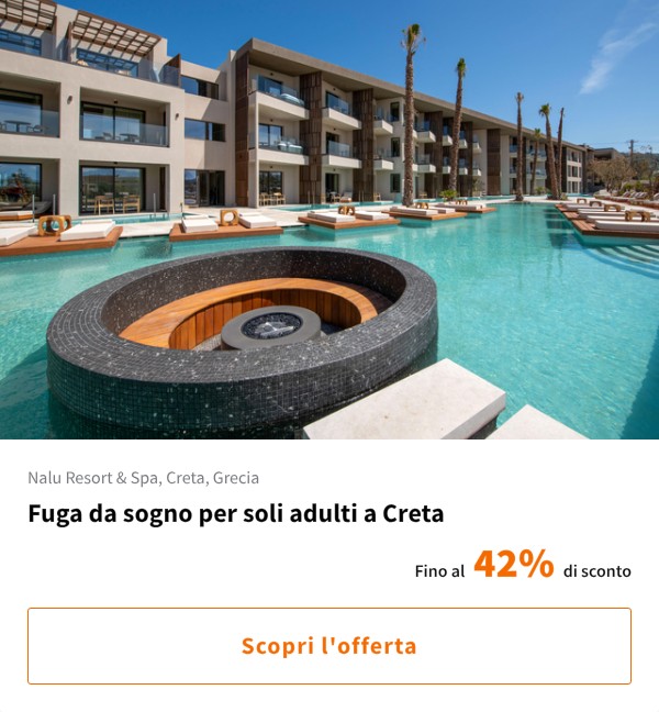 Fuga da sogno per soli adulti a Creta
