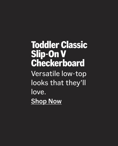 Toddler Classic Slip-On V Checkerboard Shoe