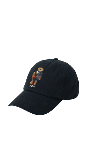 Hat with teddy bear print