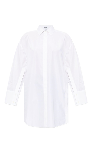 Cotton shirtdress