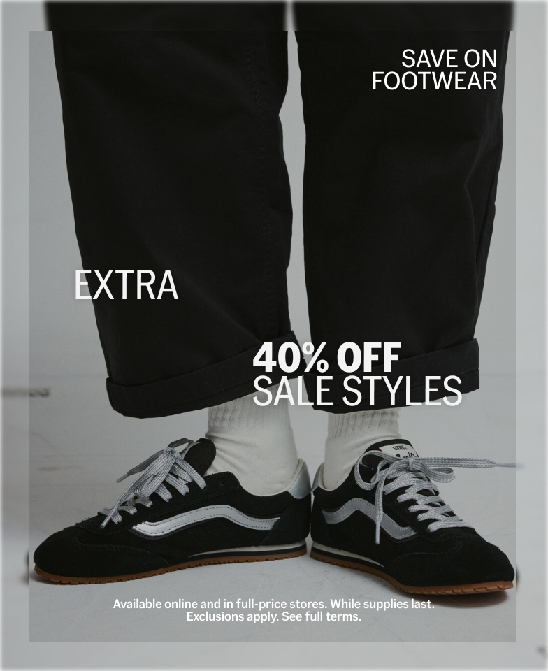 Save on Footwear. Extra 40% Off Sale Styles