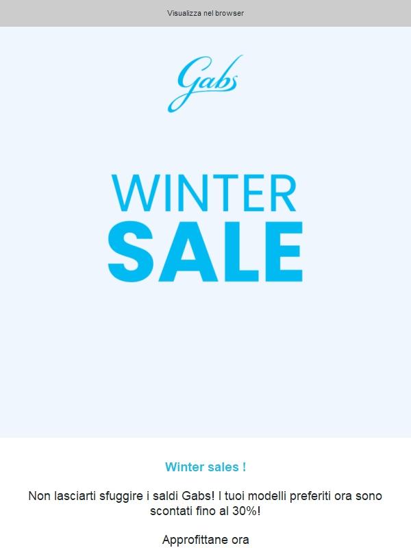 I saldi Gabs: tempo di acquisti