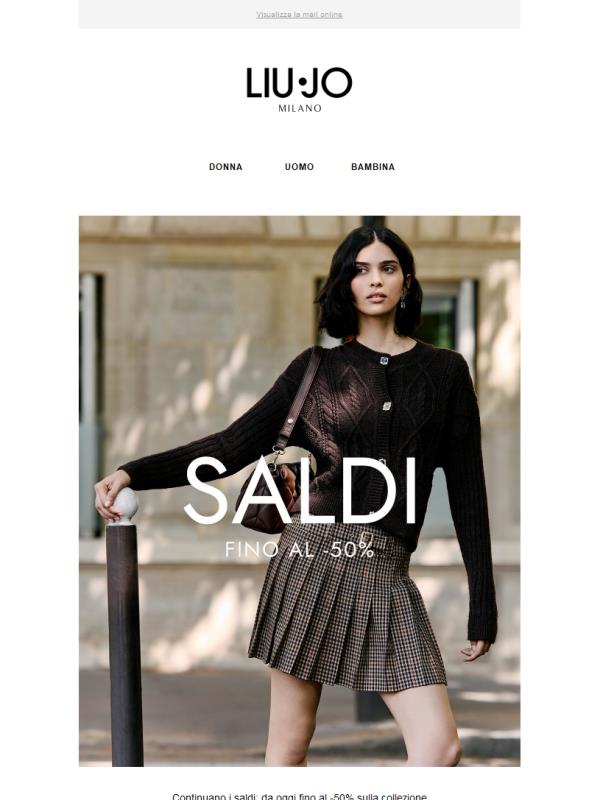 Saldi: da oggi fino al -50% di sconto