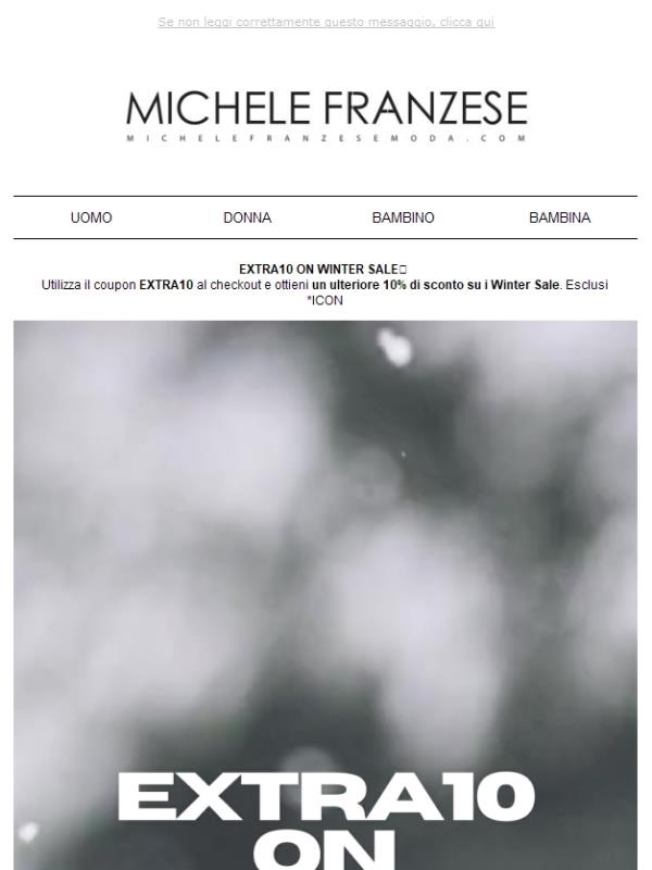 EXTRA10 ON WINTER SALE! 🛍️