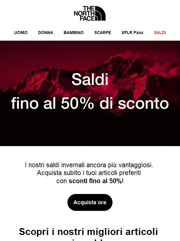 Saldi ora fino al 50%! 💥