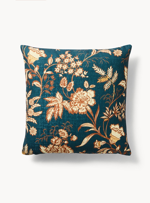 Cuscino 45x45 cm con stampa floreale etnica