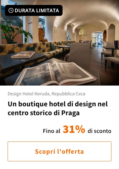 Un boutique hotel di design nel centro storico di Praga