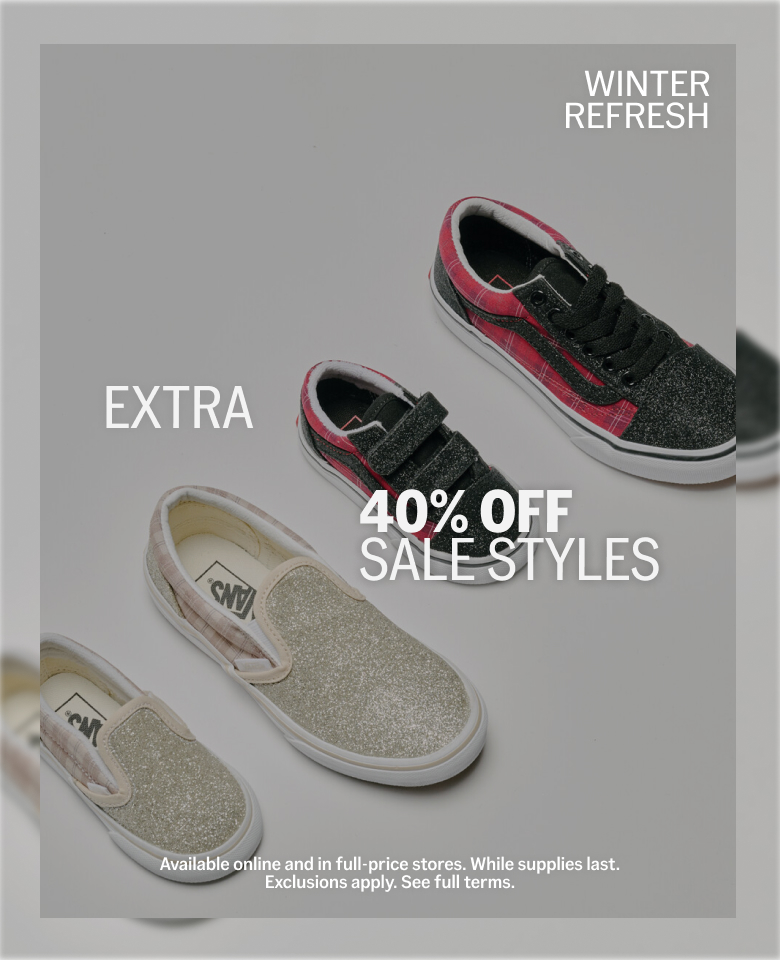 Save on Footwear. Extra 40% Off Sale Styles