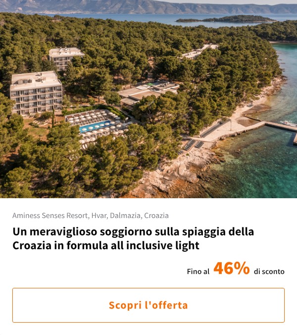 Un meraviglioso soggiorno sulla spiaggia della Croazia in formula all inclusive light