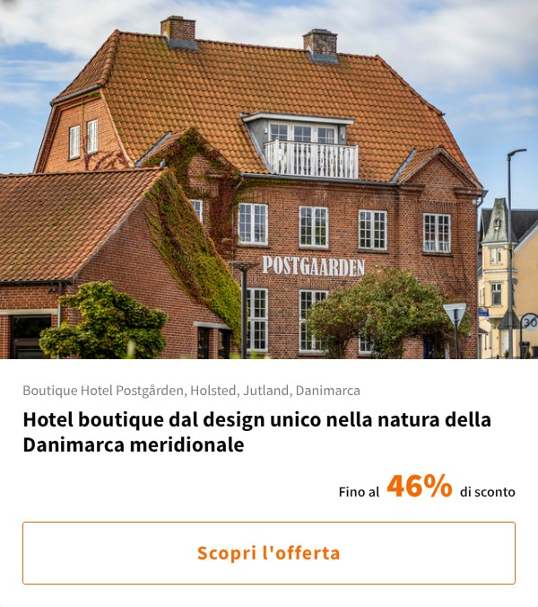 Hotel boutique dal design unico nella natura della Danimarca meridionale