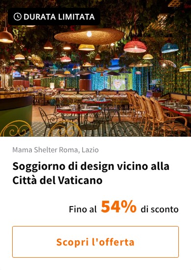 Soggiorno di design vicino alla Città del Vaticano