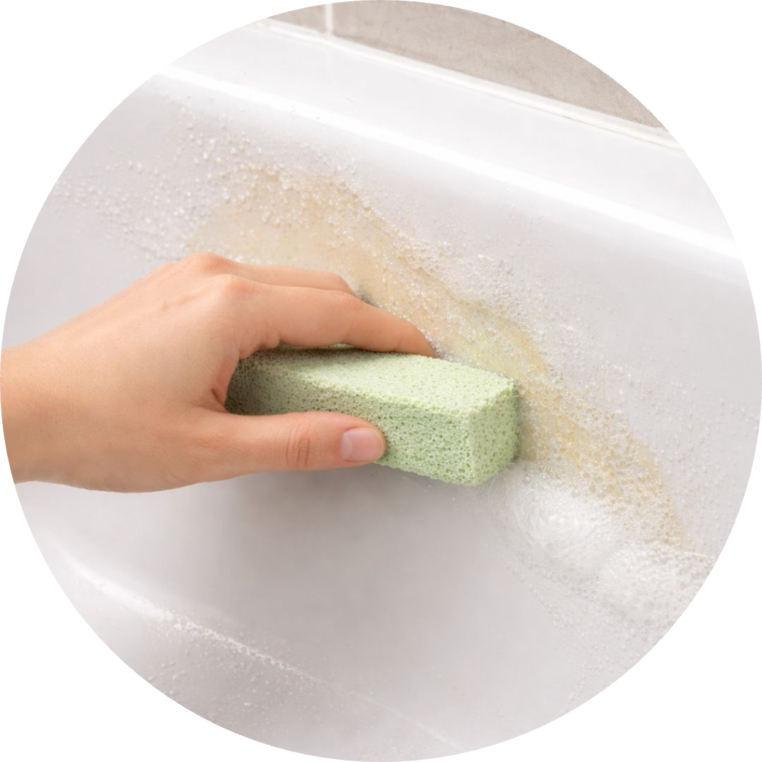 Pietra pulente per wc e sanitari