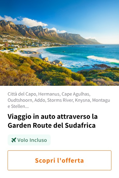 Viaggio in auto attraverso la Garden Route del Sudafrica