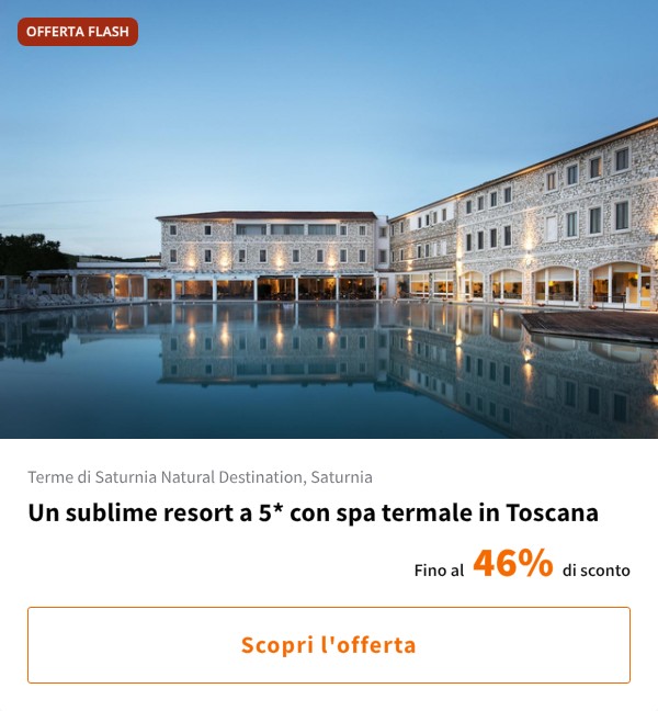 Un sublime resort a 5* con spa termale in Toscana
